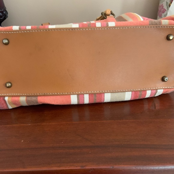 Vintage Fossil Striped Satchel - Picture 10 of 10